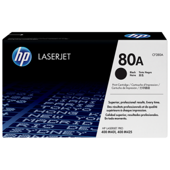 Hộp Mực in Laser đen trắng HP80A (CF280A) - CHÍNH HÃNG Hộp Mực in Laser đen trắng HP80A (CF280A) - CHÍNH HÃNG